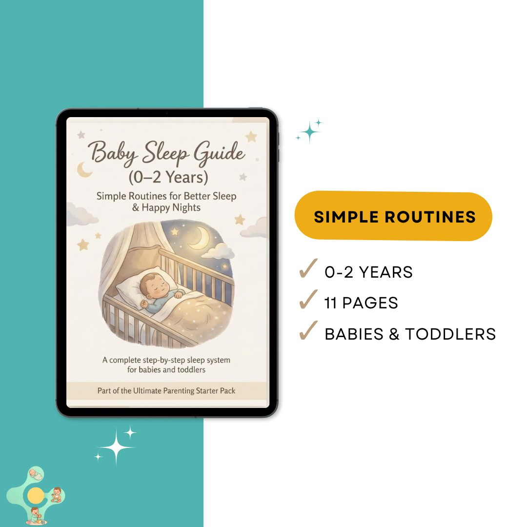 Baby Sleep Guide (0–5 Years) – Easy Bedtime Routine & Sleep Training for Better Nights