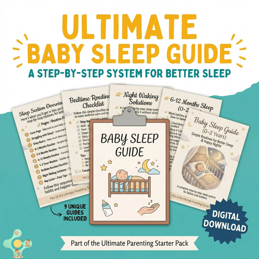 Baby Sleep Guide (0–5 Years) – Easy Bedtime Routine & Sleep Training for Better Nights