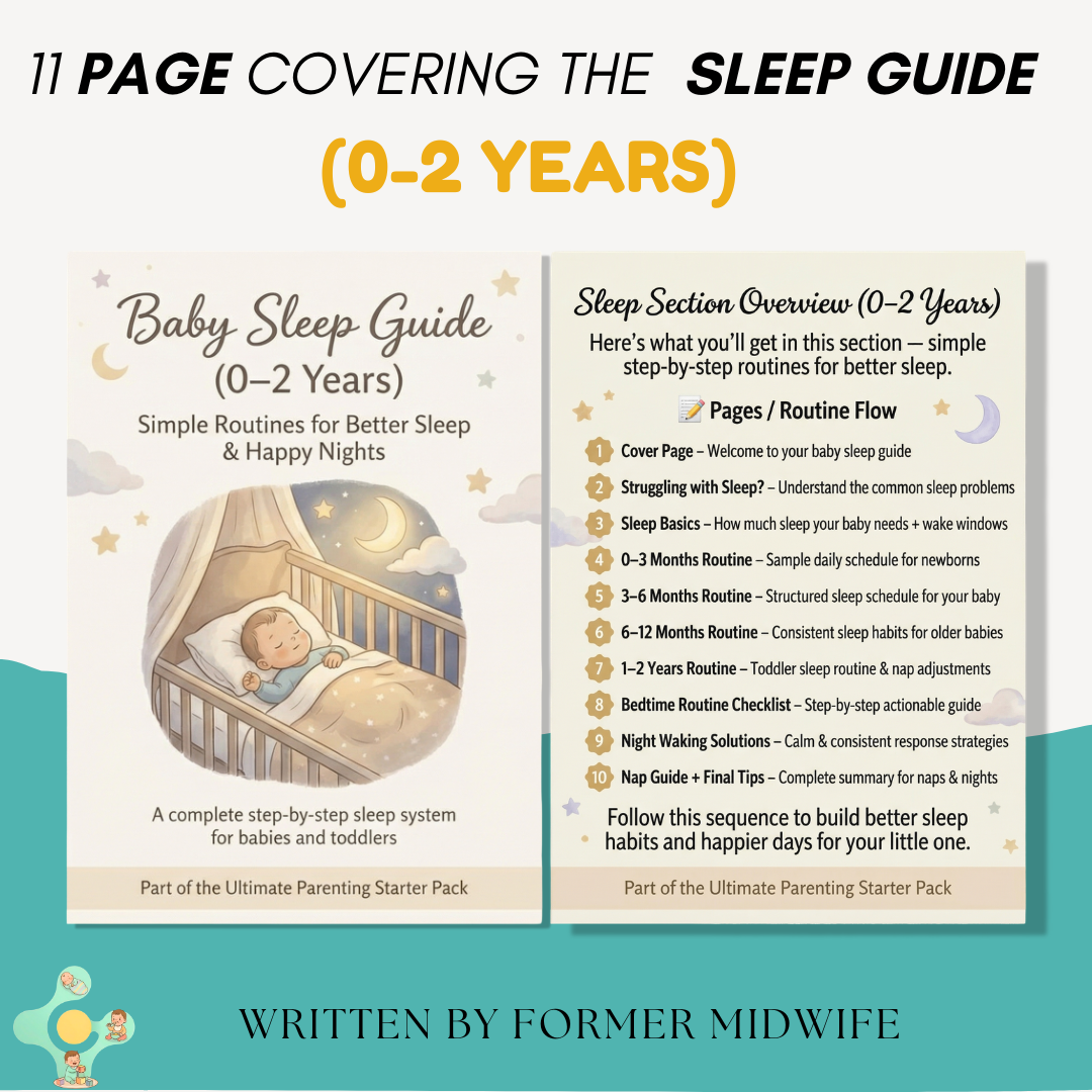 Baby Sleep Guide (0–5 Years) – Easy Bedtime Routine & Sleep Training for Better Nights