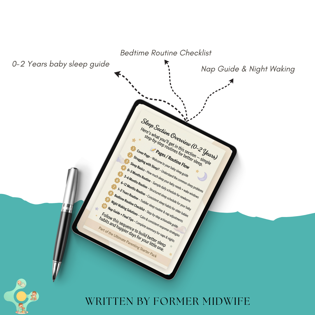 Baby Sleep Guide (0–5 Years) – Easy Bedtime Routine & Sleep Training for Better Nights
