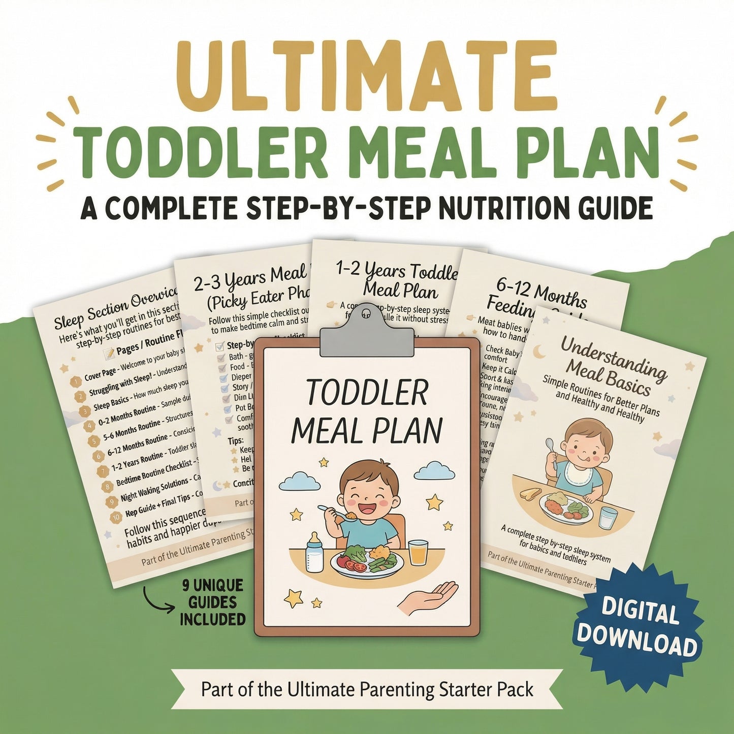 Kids Meal Planner (0–5 Years) – Easy Healthy Meal Plans & Picky Eater Solutions