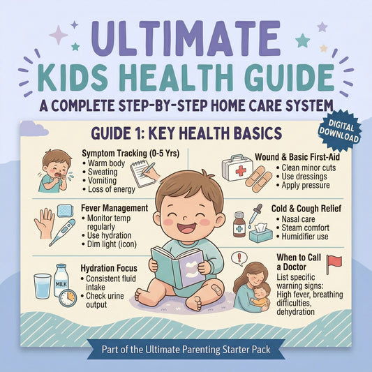 Kids Health Guide (0–5 Years) – Fever Care, Illness Signs & When to Call a Doctor
